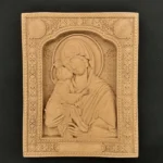 Ξυλόγλυπτη Εικόνα 28εκ. Χ 35εκ.