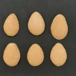 Ξυλόγλυπτο Διακοσμητικό Πασχαλινό αυγό σετ 5 Τεμαχίων