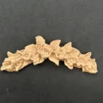 Ξυλόγλυπτο Διακοσμητικό Λουλούδι Γιρλάντα 8,1εκ. Χ 2,1εκ.