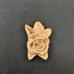 Ξυλόγλυπτο Διακοσμητικό Τριαντάφυλλο 5εκ. Χ 2,7εκ.