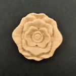 Ξυλόγλυπτο Διακοσμητικό Λουλούδι 5εκ. Χ 5εκ.