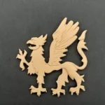 Ξυλόγλυπτο Διακοσμητικό Δράκος  9εκ.Χ10εκ.