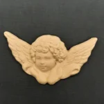 Ξυλόγλυπτο Διακοσμητικό Άγγελος 14,5εκ.Χ8εκ.