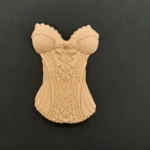 Ξυλόγλυπτο Διακοσμητικό  Γυναικείος Κορσές  7εκ.Χ11εκ.