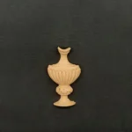 Ξυλόγλυπτο Διακοσμητικό Βάζο 4εκ.Χ8εκ.