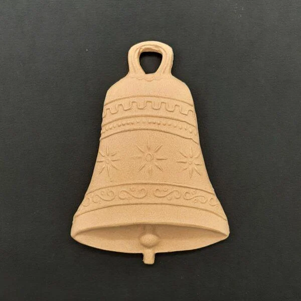 Ξυλόγλυπτο Διακοσμητικό Καμπάνα 9,5εκ.Χ13εκ.