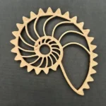 Ξυλόγλυπτο Διακοσμητικό Κοχύλι 14εκ.Χ10εκ.