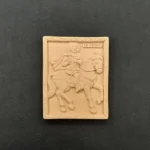 Ξυλόγλυπτο Εικόνα Αγ.Μηνά  5,2εκ.Χ6,8εκ.