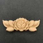 Ξυλόγλυπτο Διακοσμητικό Λουλούδι   8,2εκ.Χ3εκ.