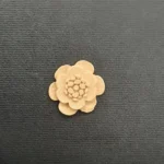 Ξυλόγλυπτο Διακοσμητικό Λουλούδι 3εκ. Χ 2εκ.