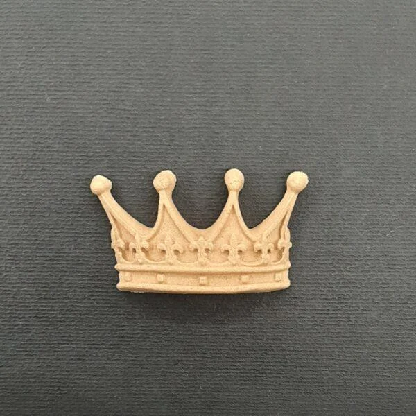 Ξυλόγλυπτο Διακοσμητικό Κορώνα 4,8εκ. Χ 2,5εκ.