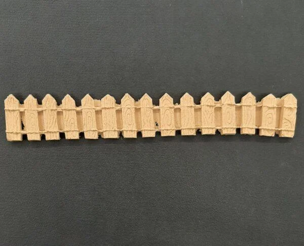 Ξυλόγλυπτο Διακοσμητικό Φράκτης 16εκ. Χ 2,5εκ.