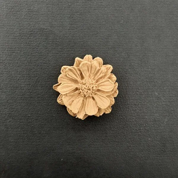 Ξυλόγλυπτο Διακοσμητικό Λουλούδι 3εκ. Χ 5εκ.