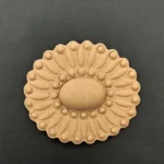 Ξυλόγλυπτο Διακοσμητικό "Οβάλ" 10εκ. Χ 8,5εκ.