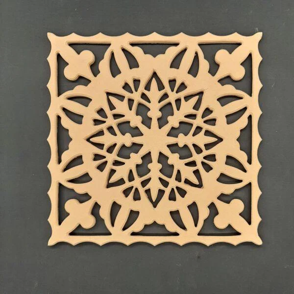 Ξυλόγλυπτο Διακοσμητικό Πλακάκι  29εκ.Χ29εκ.
