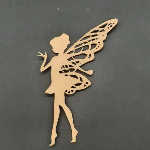 Ξυλόγλυπτο Διακοσμητικό Νεράιδα 16εκ.Χ24εκ.