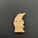 Ξυλόγλυπτο Διακοσμητικό Άγιος Βασίλη 2,7εκ. Χ 5,3εκ.