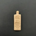 Ξυλόγλυπτο Διακοσμητικό Λάδι-Κρήτη  2,4εκ.Χ6,5εκ.