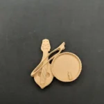 Ξυλόγλυπτο Διακοσμητικό Κρητική Λύρα 6,2εκ.Χ6,2εκ.