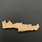 Ξυλόγλυπτο Διακοσμητικό Κρήτη  10,2εκ.Χ2,5κ.