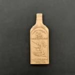 Ξυλόγλυπτο Διακοσμητικό Λάδι-Κρήτη  3,5εκ.Χ9,5εκ.