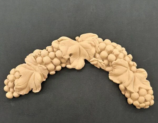 Ξυλόγλυπτο Διακοσμητικό  Σταφύλι Γιρλάντα 22εκ. Χ 4εκ.