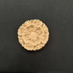 Ξυλόγλυπτο Διακοσμητικό  Λουλούδι  5εκ. Χ 5εκ.