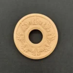 Ξυλόγλυπτο Διακοσμητικό  Ροζέτα Διάμετρος 6εκ.