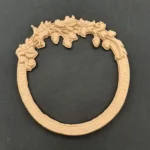 Ξυλόγλυπτο Διακοσμητικό Στεφάνι Διάμετρος 18εκ.