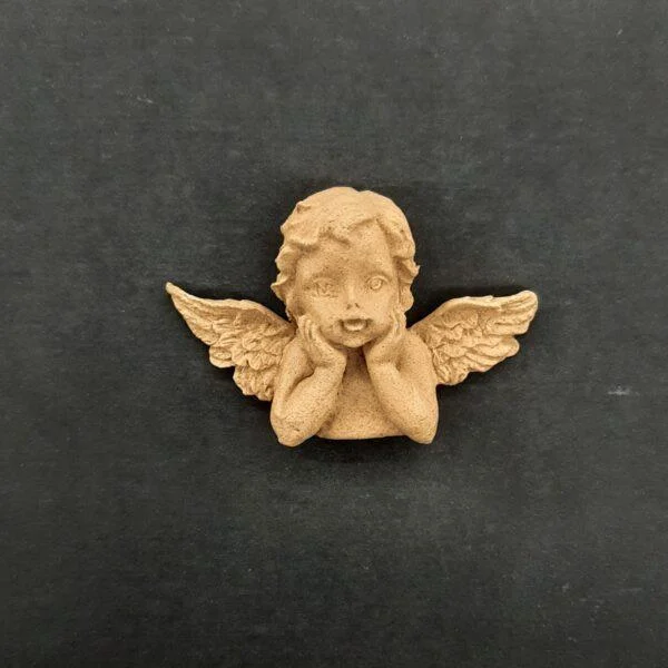 Ξυλόγλυπτο Διακοσμητικό Μικρός Άγγελος 5εκ. Χ 3εκ.