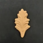 Ξυλόγλυπτο Διακοσμητικό Φύλλο 5εκ. Χ 9,2εκ.