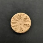 Ξυλόγλυπτο Διακοσμητικό Ροζέτα  Διάμετρος 3εκ.