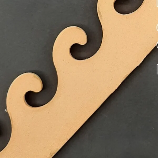 Ξυλόγλυπτο Προφίλ Κορνίζας  Εύκαμπτο 58εκ.Χ7εκ.Χ0,9εκ