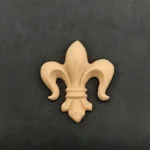 Ξυλόγλυπτο Διακοσμητικό   Βασιλικό Κρίνο 6εκ. Χ 5εκ.