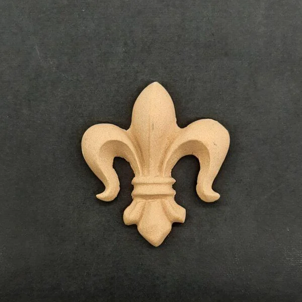 Ξυλόγλυπτο Διακοσμητικό   Βασιλικό Κρίνο 6εκ. Χ 5εκ.