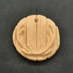 Ξυλόγλυπτο Διακοσμητικό Κέρατα Ροζέτα 5εκ. Χ 5εκ.