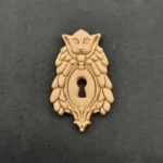 Ξυλόγλυπτο Διακοσμητικό Κλειδαριά 5εκ. Χ 3εκ.