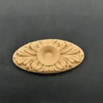 Ξυλόγλυπτο Διακοσμητικό Οβάλ 6,5εκ. Χ 3εκ.