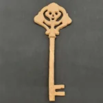 Ξυλόγλυπτο Διακοσμητικό Κλειδί 26,5εκ. Χ 9εκ.