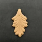 Ξυλόγλυπτο Διακοσμητικό Φύλλο 5εκ. Χ 9,2εκ.