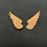 Ξυλόγλυπτο Διακοσμητικό Φτερά 2,5εκ. Χ 5,5εκ.