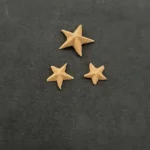Ξυλόγλυπτο Διακοσμητικό Αστέρι σετ 3 Τεμαχίων