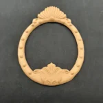 Ξυλόγλυπτο Διακοσμητικό  Κορνίζα Στρογγυλή 13εκ. Χ 10εκ