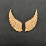 Ξυλόγλυπτο Διακοσμητικό Φτερά 6,3εκ. Χ 2,5εκ.