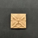 Ξυλόγλυπτο Διακοσμητικό Πλακάκι 3εκ. Χ 3εκ.