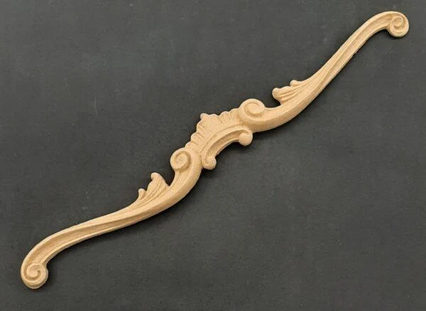 Ξυλόγλυπτο Διακοσμητικό   Κέντρου 24,5εκ. Χ 3,5εκ.