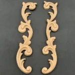 Ξυλόγλυπτο Διακοσμητικό σετ 2 Τεμαχίων 29εκ. Χ 5εκ.
