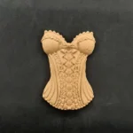 Ξυλόγλυπτο Διακοσμητικό Κορσές 5εκ. Χ 7εκ.