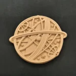 Ξυλόγλυπτο Διακοσμητικό Πλανήτης 9εκ. Χ 8εκ.