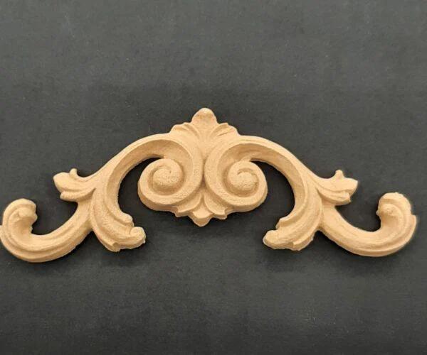 Ξυλόγλυπτο Διακοσμητικό Κέντρου 13εκ. Χ 3,5εκ.